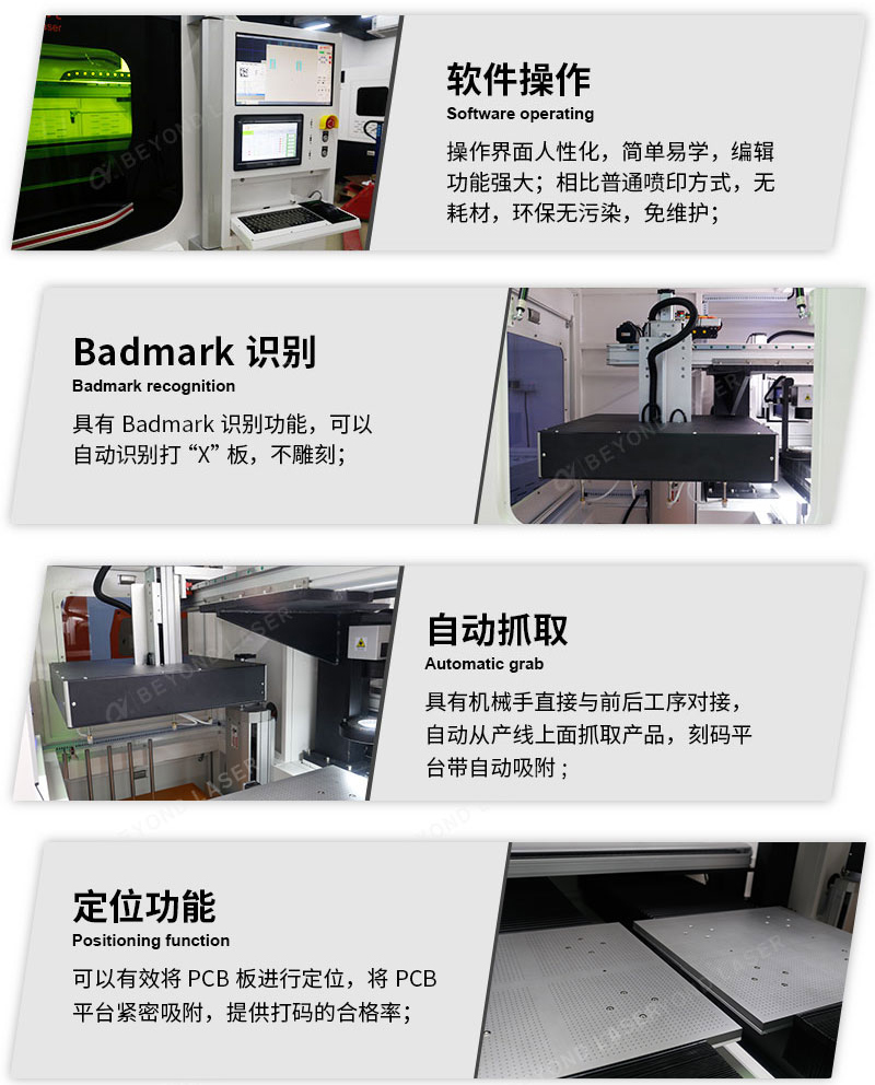 PCB大幅面自動激光打碼機優勢